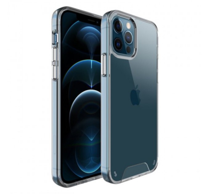 BeCover Чохол до мобільного телефона BeCover Space Case Apple iPhone 12 / 12 Pro Transparancy (707793)