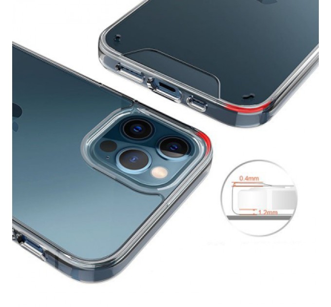 Чохол до мобільного телефона BeCover Space Case Apple iPhone 12 Pro Max Transparancy (707794)