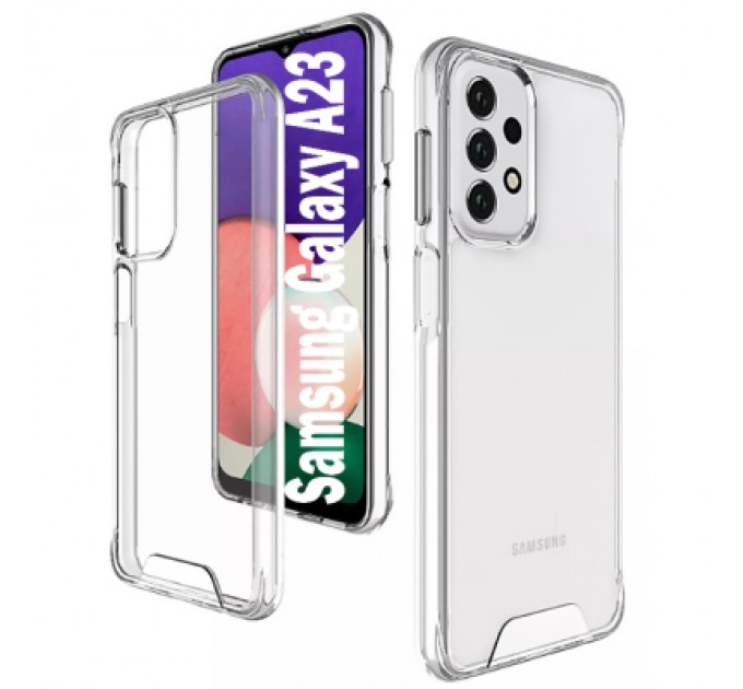 BeCover Чохол до мобільного телефона BeCover Space Case Samsung Galaxy A23 SM-A235 Transparancy (707805)