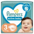 Pampers Підгузки Pampers Active Baby Mid Розмір 3 (6-10 кг) 90 ш (8001090949455)