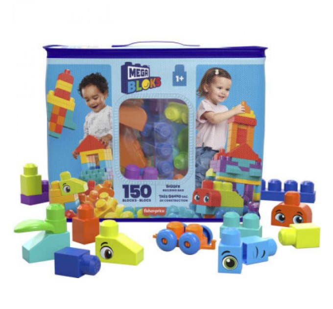 Mega Bloks Конструктор Mega Bloks Великий у мішку (150 деталей) (HHM96)