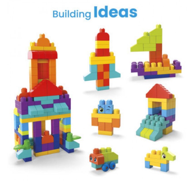 Mega Bloks Конструктор Mega Bloks Великий у мішку (150 деталей) (HHM96)