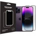 Скло захисне BeCover Apple iPhone 14 Pro Black (707968)