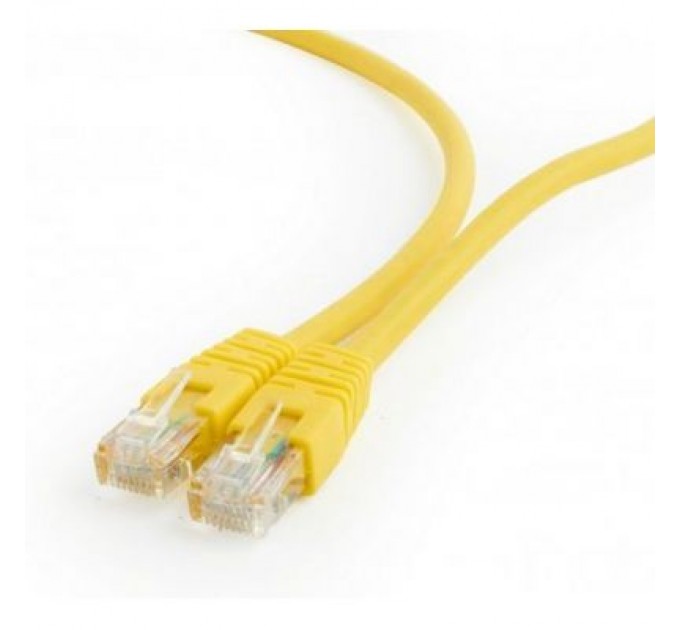 Cablexpert Патч-корд 0.25м UTP cat 6 CCA yellow Cablexpert (PP6U-0.25M/Y)