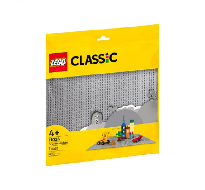 LEGO Конструктор LEGO Classic Базова пластина сірого кольору (11024)