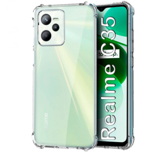 BeCover Чохол до мобільного телефона BeCover Anti-Shock Realme C35 Clear (707894)