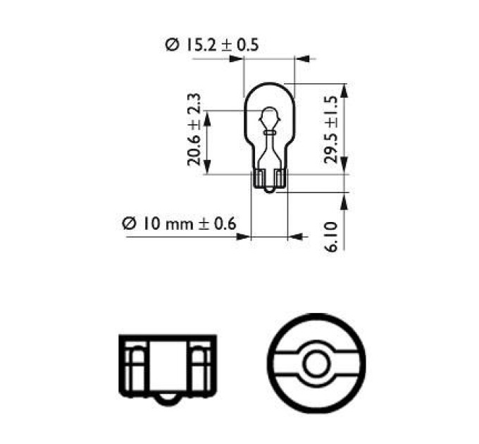 Philips Автолампа Philips 16W (12067 B2)