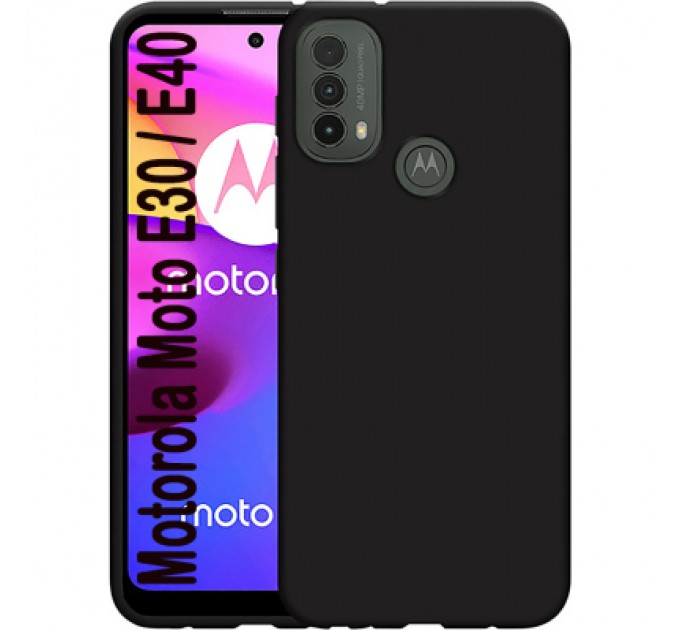 BeCover Чохол до мобільного телефона BeCover Motorola Moto E30 / E40 Black (707987)