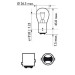 Philips Автолампа Philips 21/5W (12499 B2)