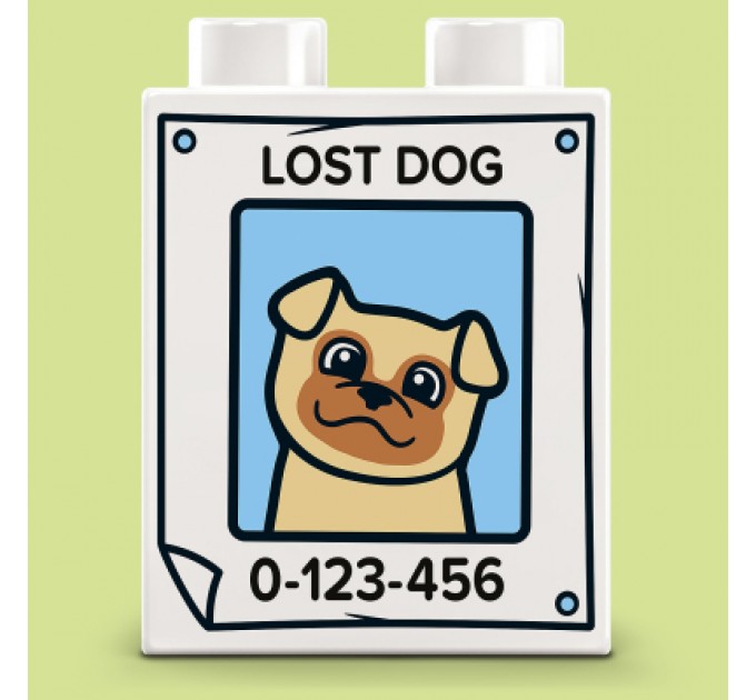 LEGO Конструктор LEGO DUPLO Town Поліцейський мотоцикл 5 деталей (10967)