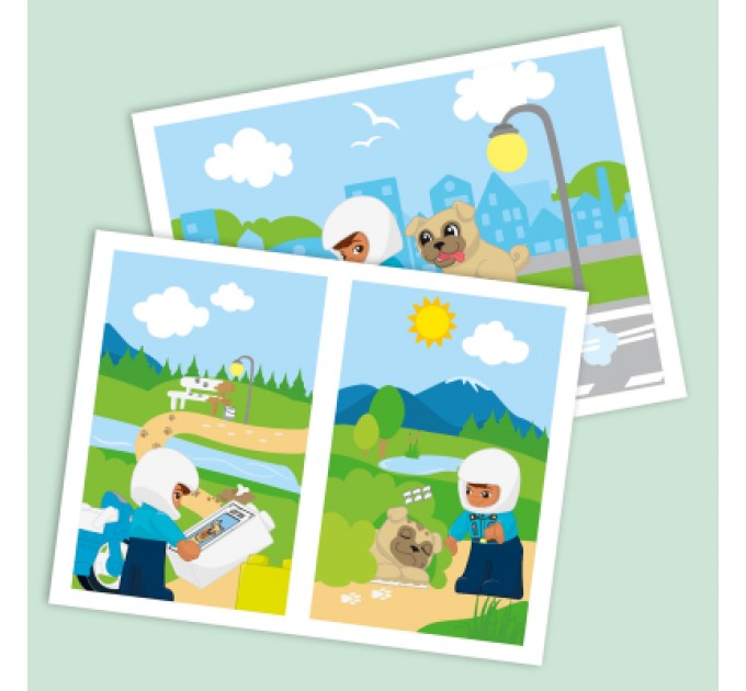 LEGO Конструктор LEGO DUPLO Town Поліцейський мотоцикл 5 деталей (10967)