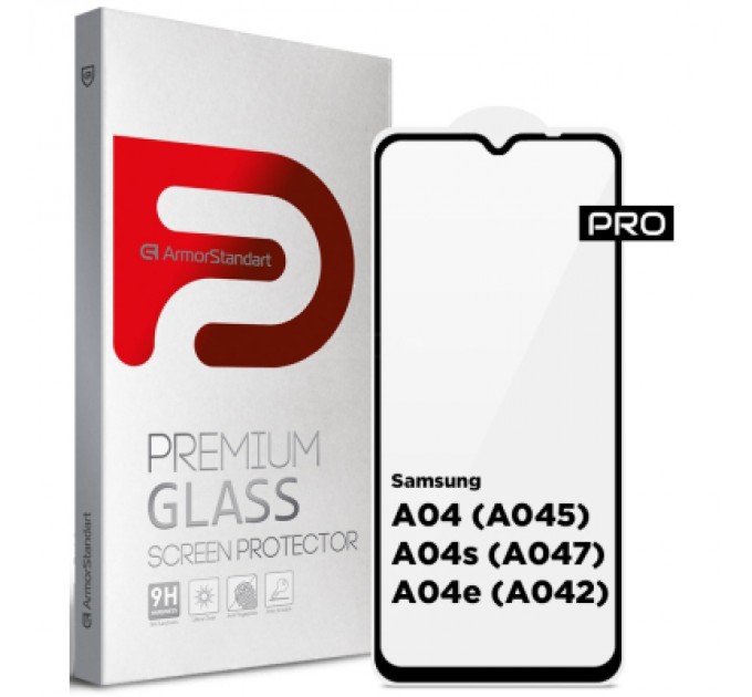 Armorstandart Скло захисне Armorstandart Pro Samsung A04 / A04s / A04e / M04 / F04 Black (ARM63891)