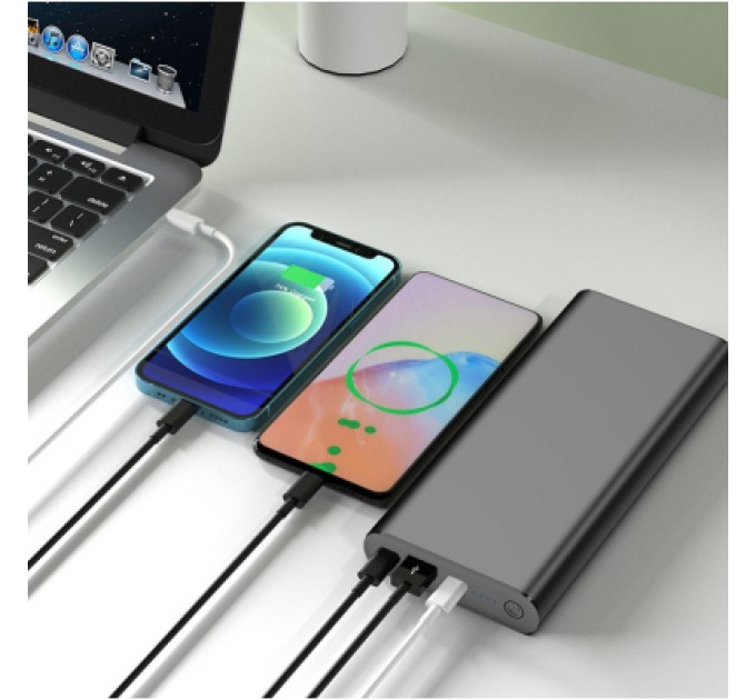 PowerPlant Батарея універсальна PowerPlant 26800mAh, PD/100W+18W, QC/3.0, USB-C*2, USB-A (PB930470)