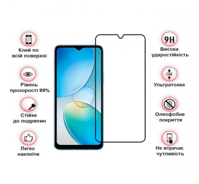 BeCover Скло захисне BeCover Infinix Note 12 (X663D) Black (708142)