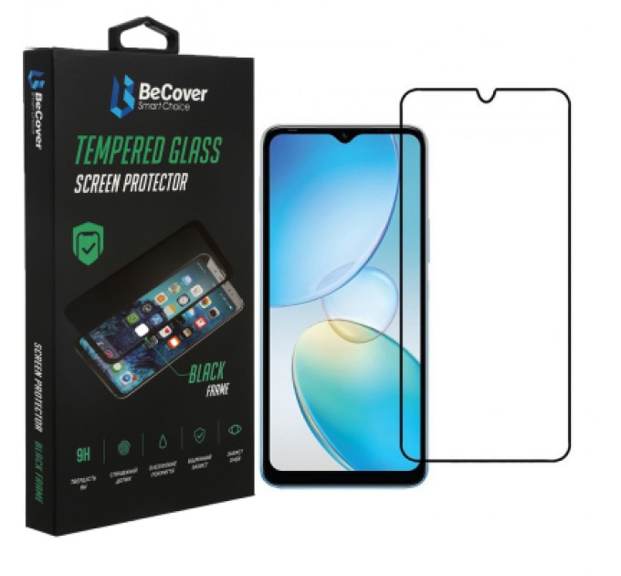 BeCover Скло захисне BeCover Infinix Note 12 (X663D) Black (708142)