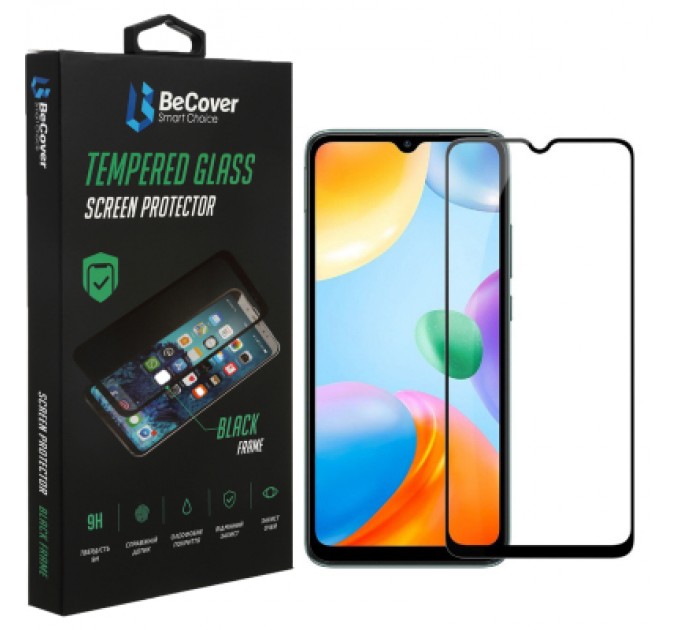 BeCover Скло захисне BeCover Poco C40 Black (708170)