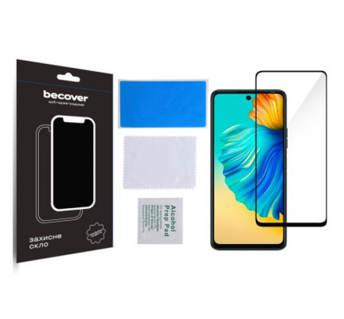 Скло захисне BeCover Tecno Camon 19 (CI6n)/19 Pro (CI8n) Black (708162)