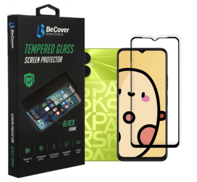 BeCover Скло захисне BeCover Tecno Spark 9 Pro (KH7n) Black (708169)
