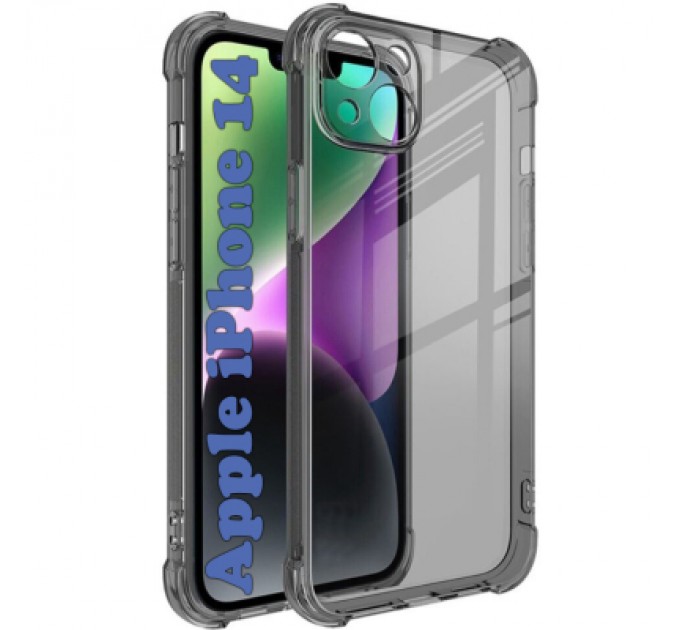Чохол до мобільного телефона BeCover Anti-Shock Apple iPhone 14 Grey (708242)