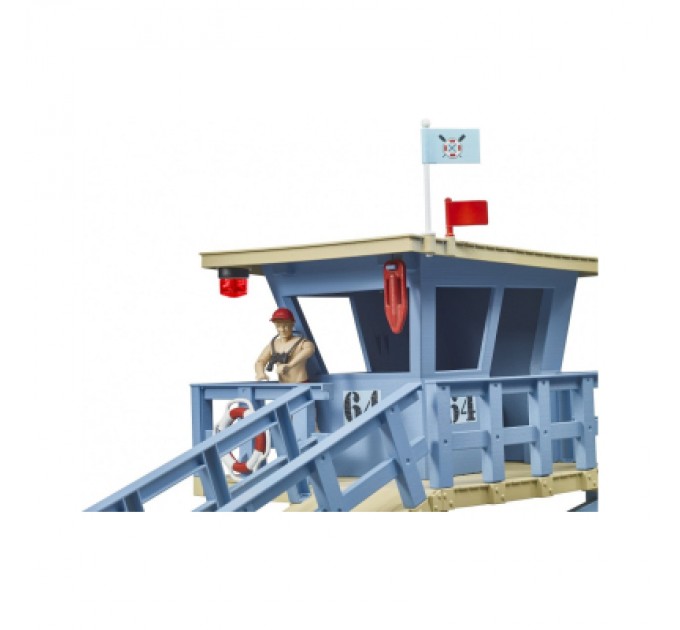 Bruder Ігровий набір Bruder Рятувальна водна станція з квадроциклом та скутером (62780)