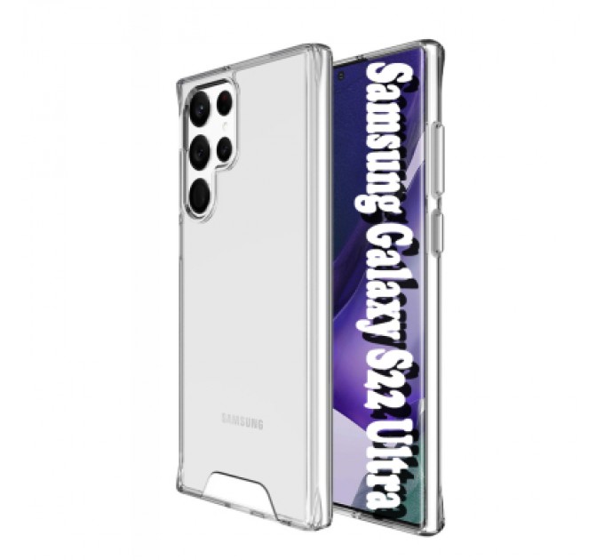 BeCover Чохол до мобільного телефона BeCover Space Case Samsung Galaxy S22 Ultra 5G SM-S908 Transparancy (708256)