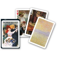 Гральні карти Piatnik Шедеври імпресіоністів, 1 колода х 55 карт (PT-112218) Гральні карти Piatnik Шедеври імпресіоністів, 1 колода х 55 карт (PT-112218)