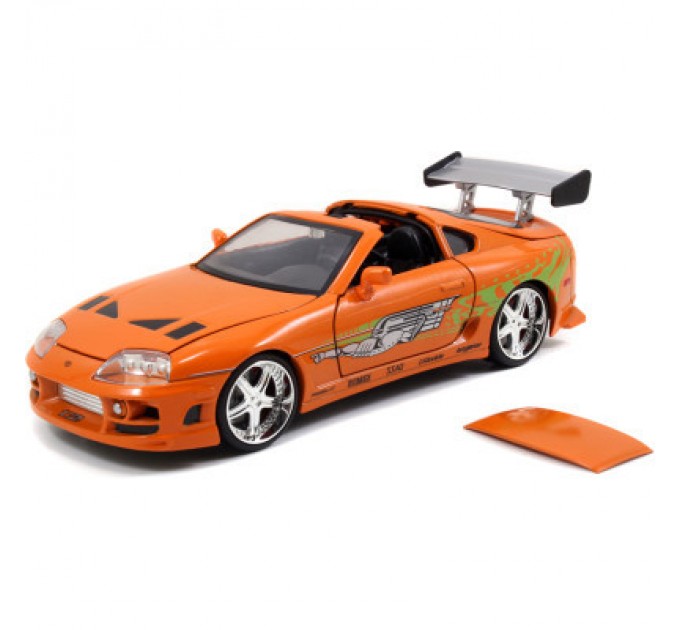 Jada Машина Jada металева Форсаж Toyota Supra (1995) + фігурка Браяна 1:24 (253205001)