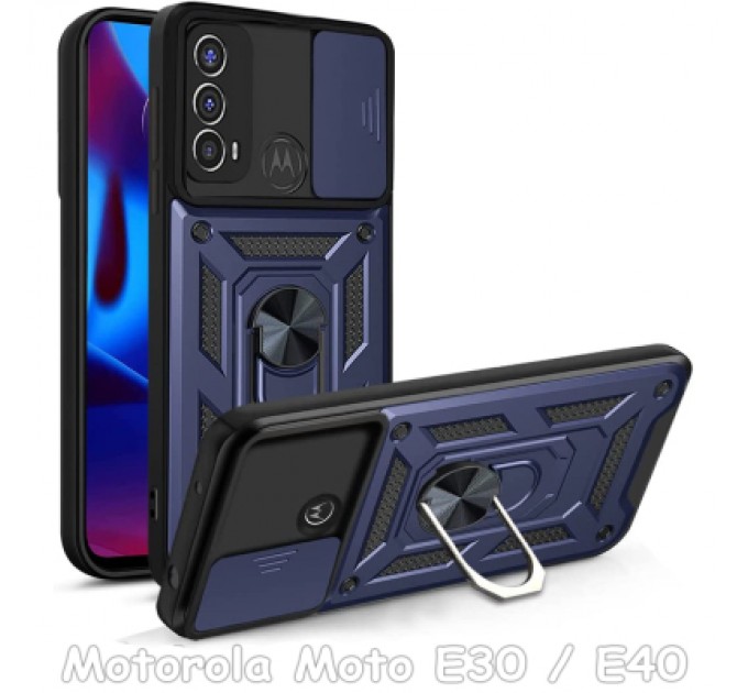 BeCover Чохол до мобільного телефона BeCover Military Motorola Moto E30 / E40 Blue (708183)