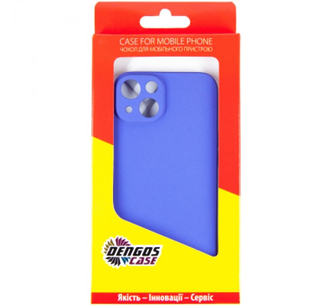 Dengos Чохол до мобільного телефона Dengos Carbon iPhone 14 purple (DG-TPU-CRBN-157)