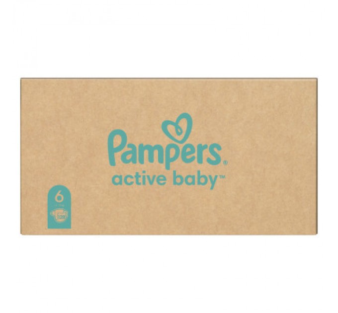 Pampers Підгузки Pampers Active Baby Розмір 6 (Extra Large) 13-18 кг 128 шт (8006540032688)