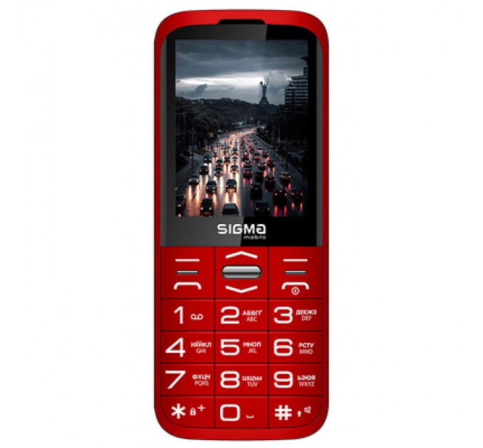 Sigma Мобільний телефон Sigma Comfort 50 Grace Type-C Red (4827798121825)