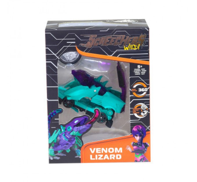Screechers Wild ! Трансформер Screechers Wild ! S4 L1 - Веном Лізард (EU685104)