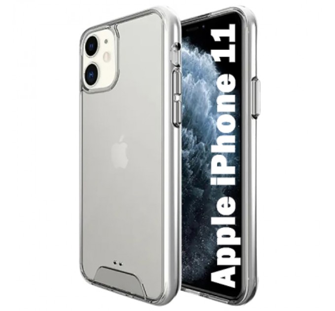 BeCover Чохол до мобільного телефона BeCover Space Case Apple iPhone 11 Transparancy (708578)