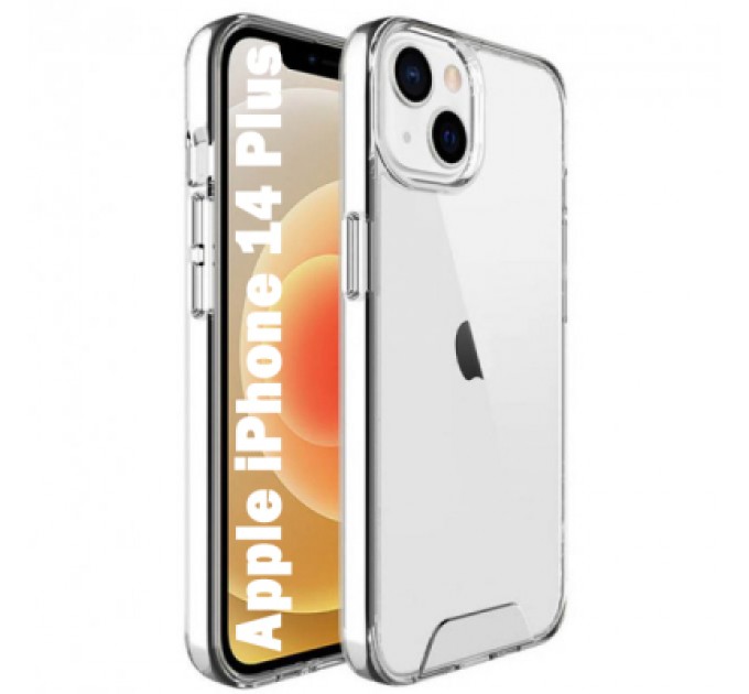 BeCover Чохол до мобільного телефона BeCover Space Case Apple iPhone 14 Plus Transparancy (708582)