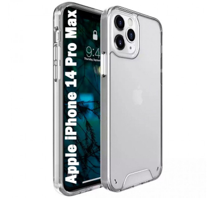BeCover Чохол до мобільного телефона BeCover Space Case Apple iPhone 14 Pro Max Transparancy (708584)