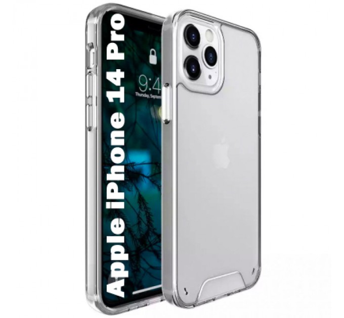 BeCover Чохол до мобільного телефона BeCover Space Case Apple iPhone 14 Pro Transparancy (708583)