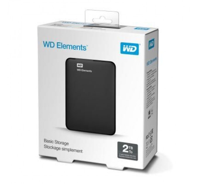 WESTERN DIGITAL Зовнішній жорсткий диск WD 2.5" 2TB (WDBU6Y0020BBK-WESN)