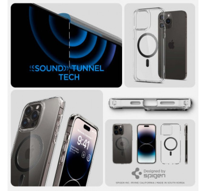 Spigen Чохол до мобільного телефона Spigen Apple iPhone 14 Pro Ultra Hybrid MagFit, Carbon Fiber (ACS04971)