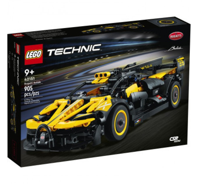Конструктор LEGO Technic Bugatti Bolide 905 деталей (42151)