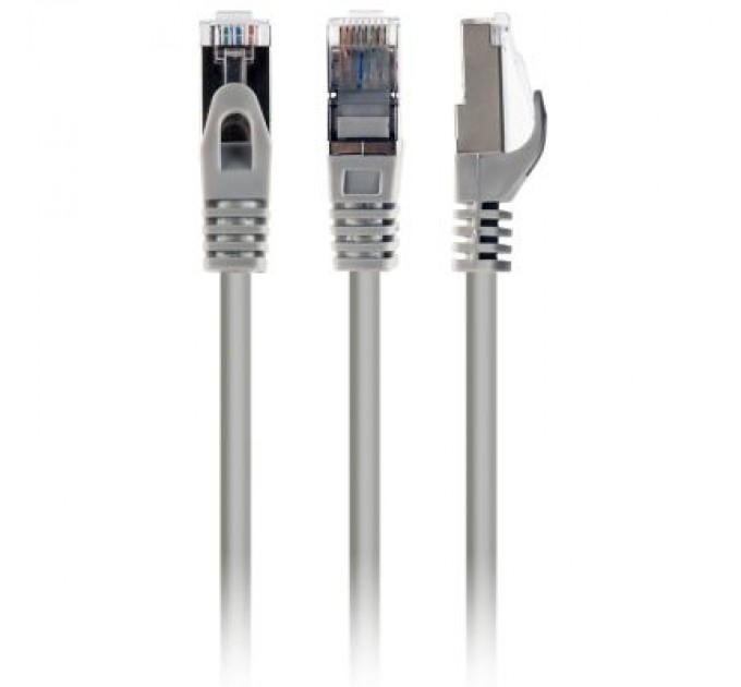 Cablexpert Патч-корд 15м S/FTP Cat 6A CU LSZH grey Cablexpert (PP6A-LSZHCU-15M)
