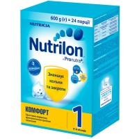 Дитяча суміш Nutrilon 1 Комфорт 600 г (5900852038518)