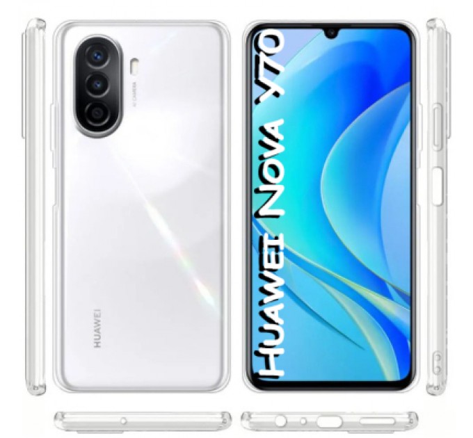 BeCover Чохол до мобільного телефона BeCover Huawei Nova Y70 Transparancy (708635)