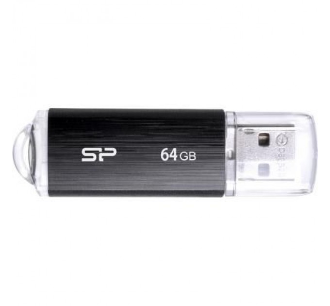 Silicon Power USB флеш накопичувач Silicon Power 64GB Ultima U02 Black USB 2.0 (SP064GBUF2U02V1K)