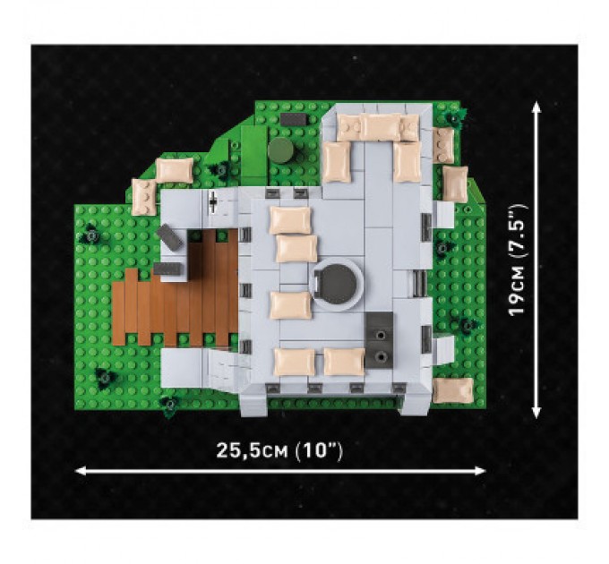 Cobi Конструктор Cobi Company of Heroes 3 Німецький дот, 642 деталей (COBI-3043)