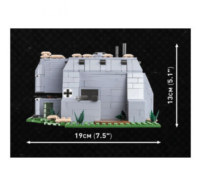 Cobi Конструктор Cobi Company of Heroes 3 Німецький дот, 642 деталей (COBI-3043)