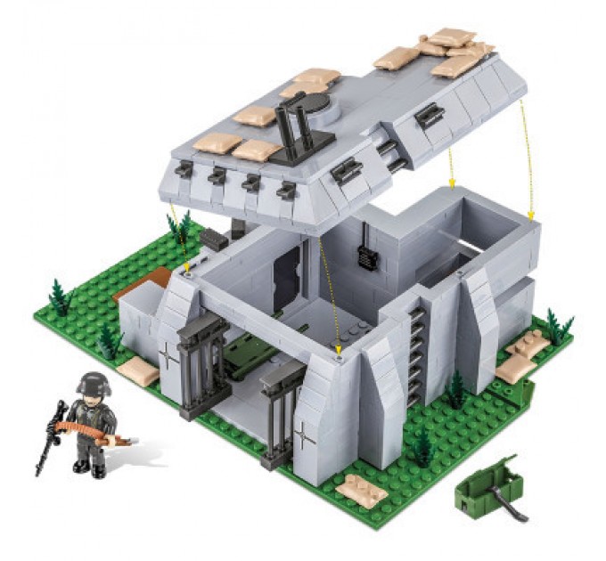 Cobi Конструктор Cobi Company of Heroes 3 Німецький дот, 642 деталей (COBI-3043)