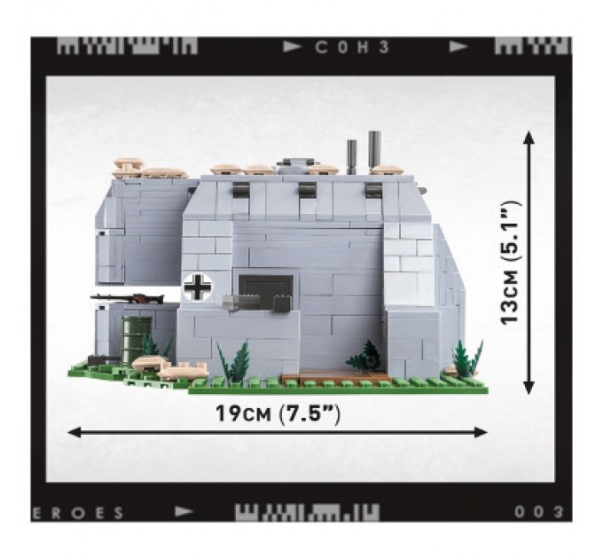 Cobi Конструктор Cobi Company of Heroes 3 Німецький дот, 642 деталей (COBI-3043)