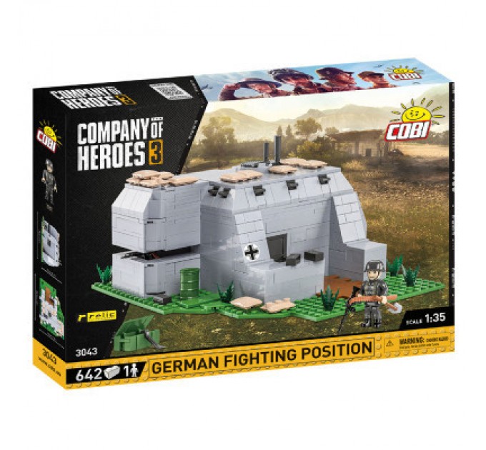 Cobi Конструктор Cobi Company of Heroes 3 Німецький дот, 642 деталей (COBI-3043)