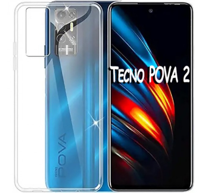 BeCover Чохол до мобільного телефона BeCover Tecno POVA 2 (LE7n) Transparancy (708665)
