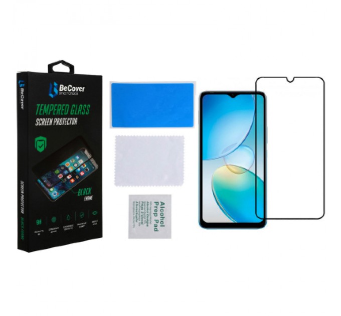 BeCover Скло захисне BeCover Infinix Hot 20і (X665E) Black (708544)